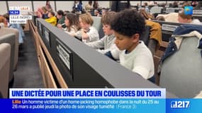 Tour de France: à Lille, une dictée pour gagner une place en coulisses