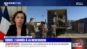 Selon Florence Parly, il y a environ "400 cas" de coronavirus dans l'armée