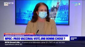 Pass vaccinale: Jennifer De Temmerman, députée du Nord, estime que la stratégie du gouvernement n'est pas la bonne