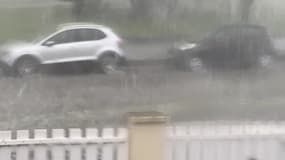 Violent orage à Luxeuil-les-Bains dans les Vosges - Témoins BFMTV