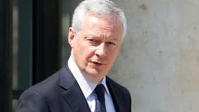 Le ministre de l'Economie Bruno Le Maire sur le perron de l'Elysée le 7 juin 2023 à Paris.