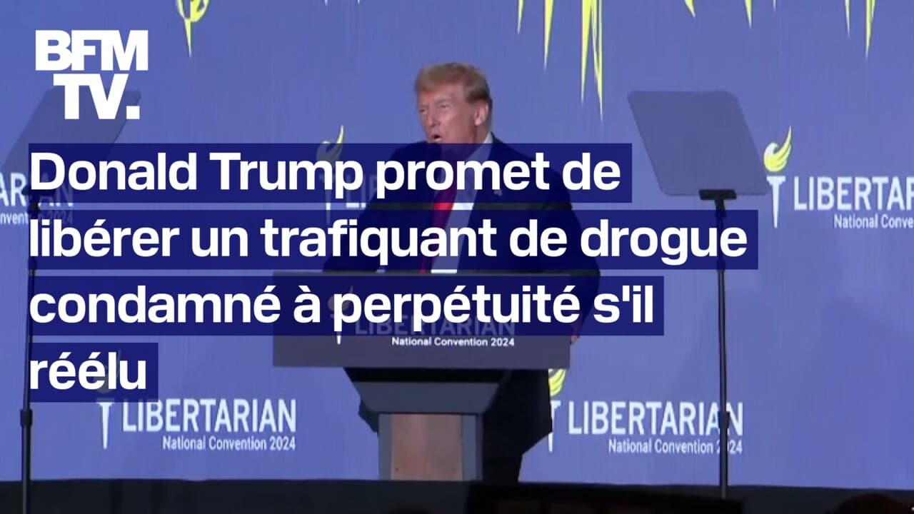 Donald Trump promet de libérer ce trafiquant de drogue condamné à la ...