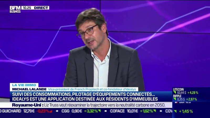 Michael Lalande (Idealys) : Suivi des consommations, pilotage d'équipements connectés ... Idealys est une application destinée aux résidents d'immeubles - 09/09