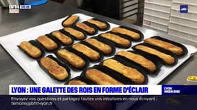 Lyon: une galette des rois en forme d'éclair