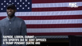 Rapinoe, LeBron, Durant ... ces sportifs qui se sont opposés à Trump pendant 4 ans