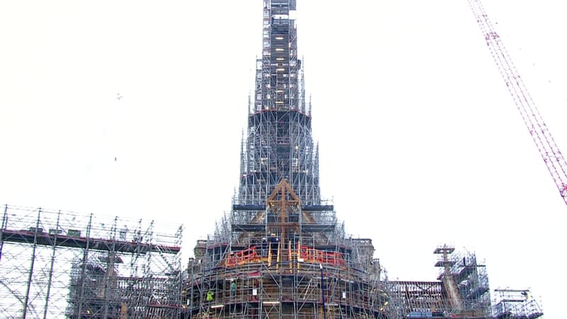 Suivez en direct la visite d'Emmanuel Macron sur le chantier de Notre-Dame, un an avant sa réouverture