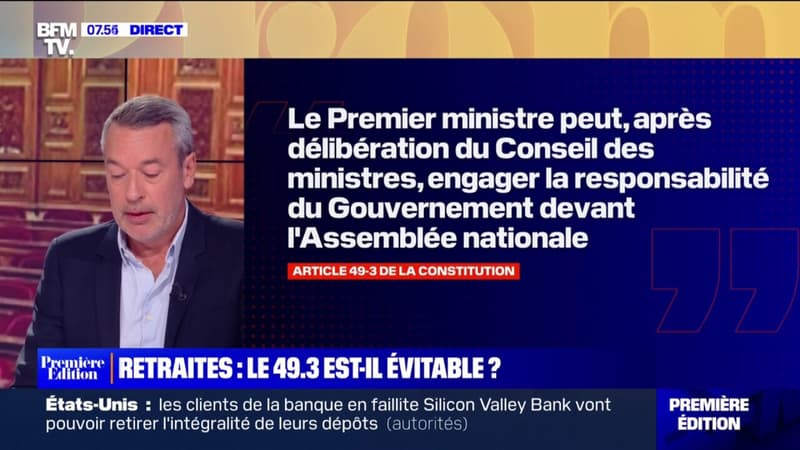 ÉDITO - Retraites: le 49.3 est-il évitable?
