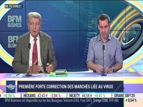 Les Experts: Première forte correction des marchés liée au virus - 25/02