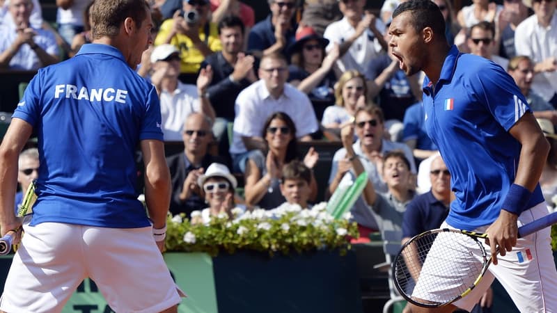 La joie de Richard Gasquet et Jo-Wilfried Tsonga