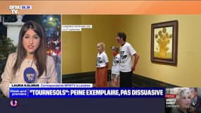 Les "Tournesols" de Van Gogh à nouveau ciblés après les peines de prison infligées à deux militantes écologistes
