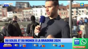 “C’est ma spécialité” : Laurence, 93 ans, présente son stand de bijoux faits maison à la Braderie de Lille 