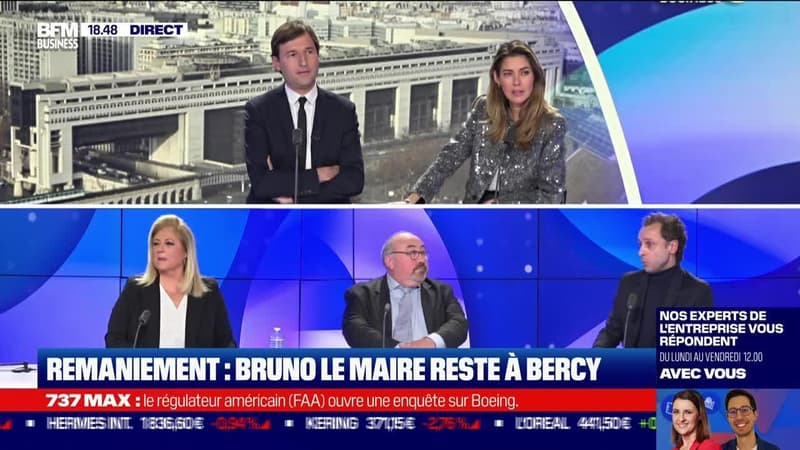 Remaniement: Bruno Le Maire reste à Bercy - 11/01