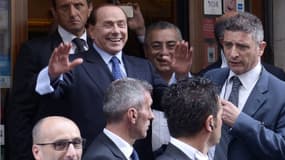 L'ancien président du Conseil italien, Silvio Berlusconi, le 19 juin 2014 à Naples