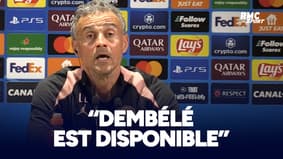 PSG - Arsenal : "Dembélé est à disposition" assure Luis Enrique