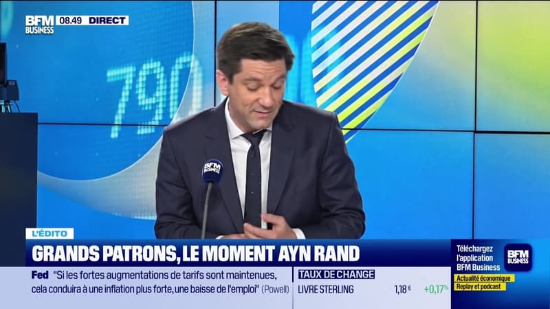 L'Edito de Raphaël Legendre : Grands patrons, le moment Ayn Rand - 08/05