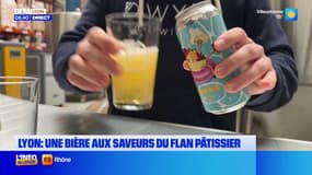 Une bière lyonnaise aux saveurs... du flan pâtissier !