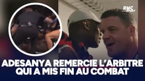 UFC : Adesanya remercie l'arbitre qui a arrêté son combat contre Imavov