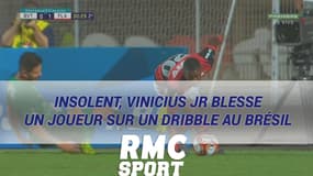 Insolent, Vinicius Jr blesse un joueur sur un dribble au Brésil