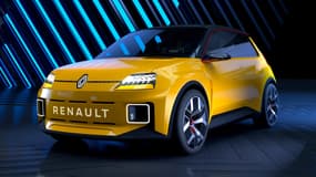 Le Renault 5 Prototype, dont la batterie devrait être produite en France.
