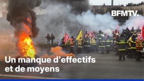 Lille: plus de 600 pompiers du Nord manifestent ce jeudi  