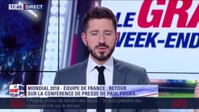 Paul Pogba : "On avait un grand patron et c'est une légende en équipe de France, c'est Patrice Evra ! Il manque un patron comme lui"