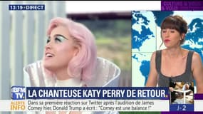 "Witness": La chanteuse Katy Perry est de retour