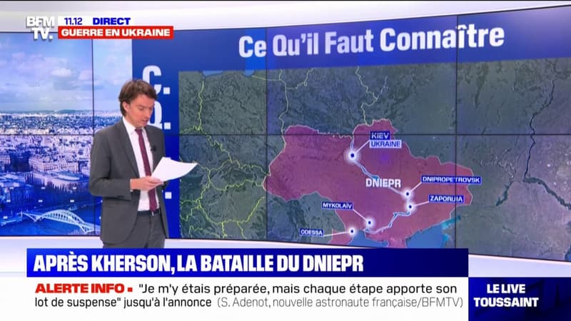 Ukraine: après Kherson, la bataille du Dniepr