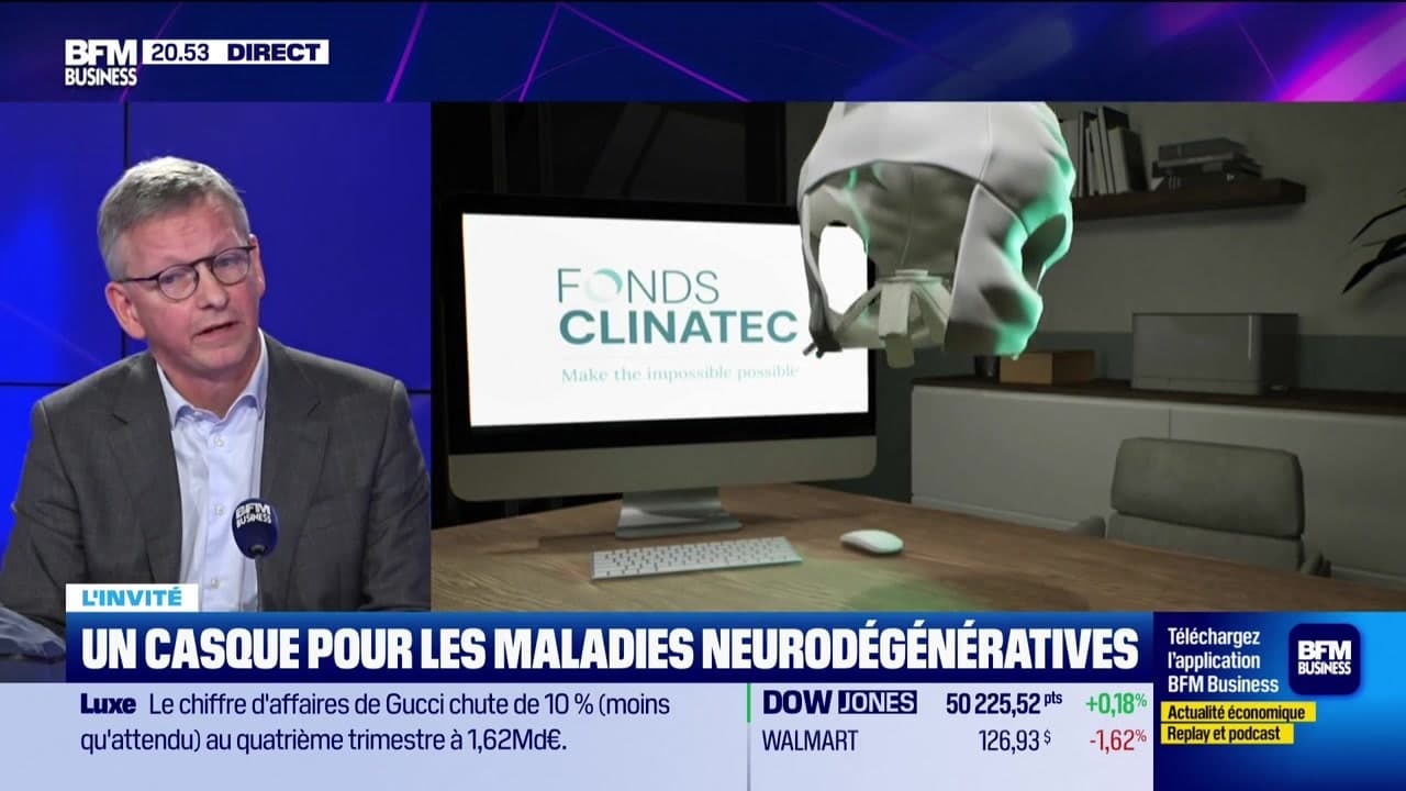 Laurent Hérault (Fonds Clinatec) : Un casque pour les maladies neurodégénératives - 10/02 Kép