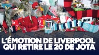 Football : L'émotion de Liverpool qui retire le numéro 20 de Jota