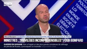 Fin des privilèges aux anciens ministres: "Evidemment que je suis favorable à cette mesure", déclare Manuel Bompard (LFI) 