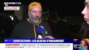 "On organise le camp pour tenir plusieurs jours pour que les magasins Leclerc se vident et qu'ils ne puissent pas réapprovisionner": à Ruffec, en Charente, les agriculteurs bloquent une centrale d'achats Leclerc