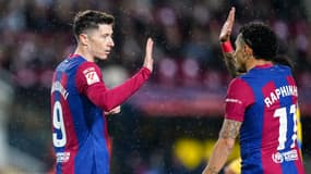 R. Lewandowski et Raphinha