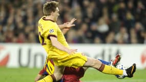Nicklas Bendtner et Javier Mascherano