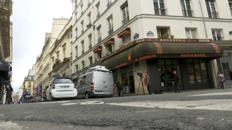 Les rues de Paris, le 13 mai 2018, au lendemain de l'attaque au couteau qui a fait un mort et plusieurs blessés. Photo d'illustration