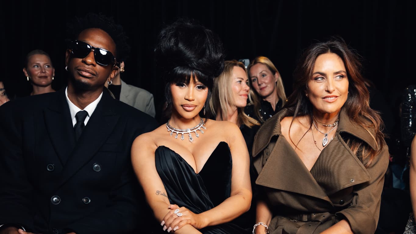 Kollin Carter, Cardi B & Valérie Messika, défilé Messika haute joaillerie, 26 septembre 2024 Kollin Carter, Cardi B & Valérie Messika, défilé Messika haute joaillerie, 26 septembre 2024