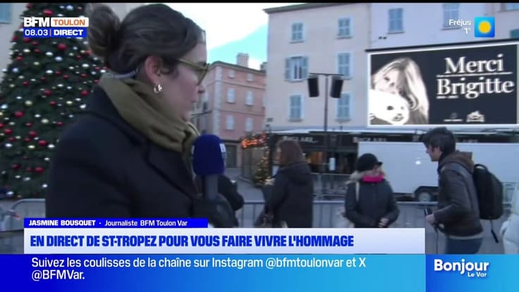 En direct de St-Tropez pour vous faire vivre l'hommage