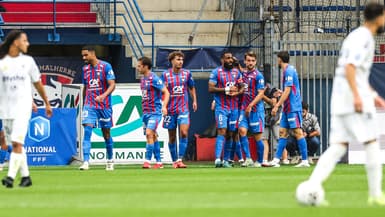 Caen a débuté sa saison de National avec un but de Yann M'Vila, 8 août 2025