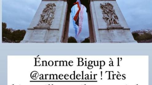 McFly et Carlito avec la Patrouille de France, le 14 juillet 2021