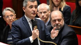 Gérald Darmanin le 12 décembre à l'Assemblée nationale 