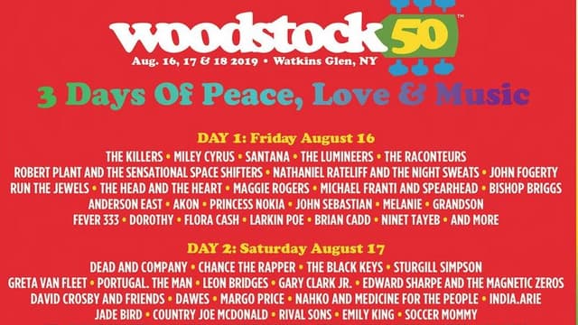 Le Festival Des 50 Ans De Woodstock Peut Se Tenir Selon Un Juge New Yorkais
