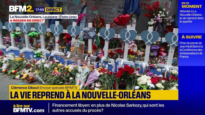 Attentat à La Nouvelle-Orléans: la vie reprend progressivement dans le quartier