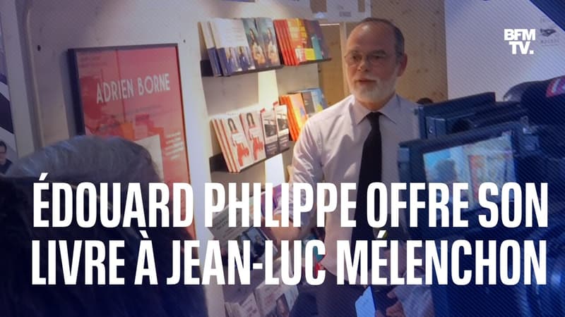 Édouard Philippe offre son livre sur son expérience à Matignon à Jean-Luc Mélenchon
