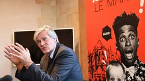 Le maire du Mans et président de la métropole du Mans, Stéphane Le Foll, annonce sa candidature aux municipales, le 29 novembre 2019