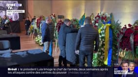 Crash d'hélicoptère à Kiev: les images de l'hommage rendu aux victimes, dont le ministre de l'Intérieur