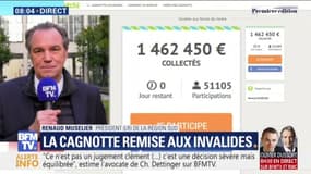 Renaud Muselier, à l'origine de la cagnotte pour les forces de l'ordre, remet son contenu aux Invalides ce jeudi