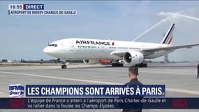 L'avion des Bleus a atterri !