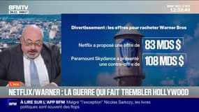 BFM Conso : Netflix/Warner, la guerre qui fait trembler Hollywood - 09/12