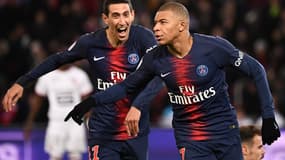 Kylian Mbappé et Angel Di Maria