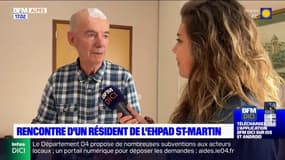 Digne-les-Bains: rencontre avec un résident de l'Ehpad Saint-Martin