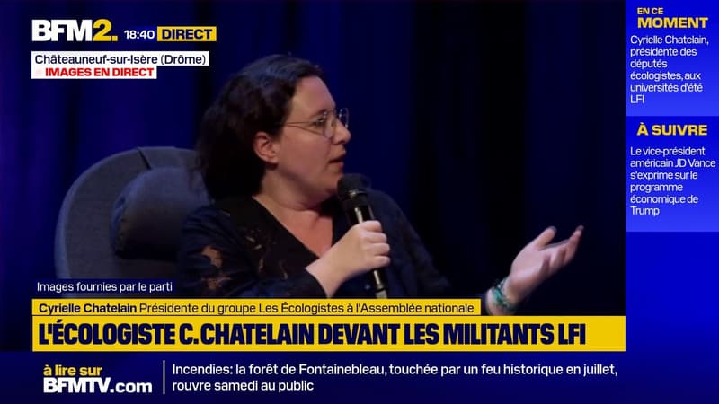 "La décision finale reviendra à nos adhérents": Cyrielle Chatelain répond à Mathilde Panot à propos d'un accord en 2027